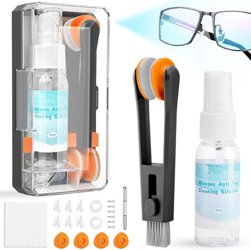 Glasses cleaner spectacle - glasses, cleaner,spectacle